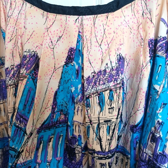 Ideology cityscape circle skirt - Picture 3 of 5